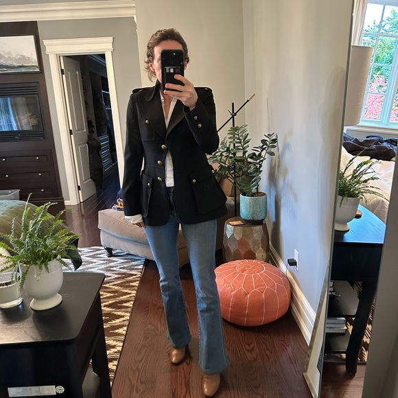 Smythe Military Jacket - Black with gold buttons - Picture 2 of 3